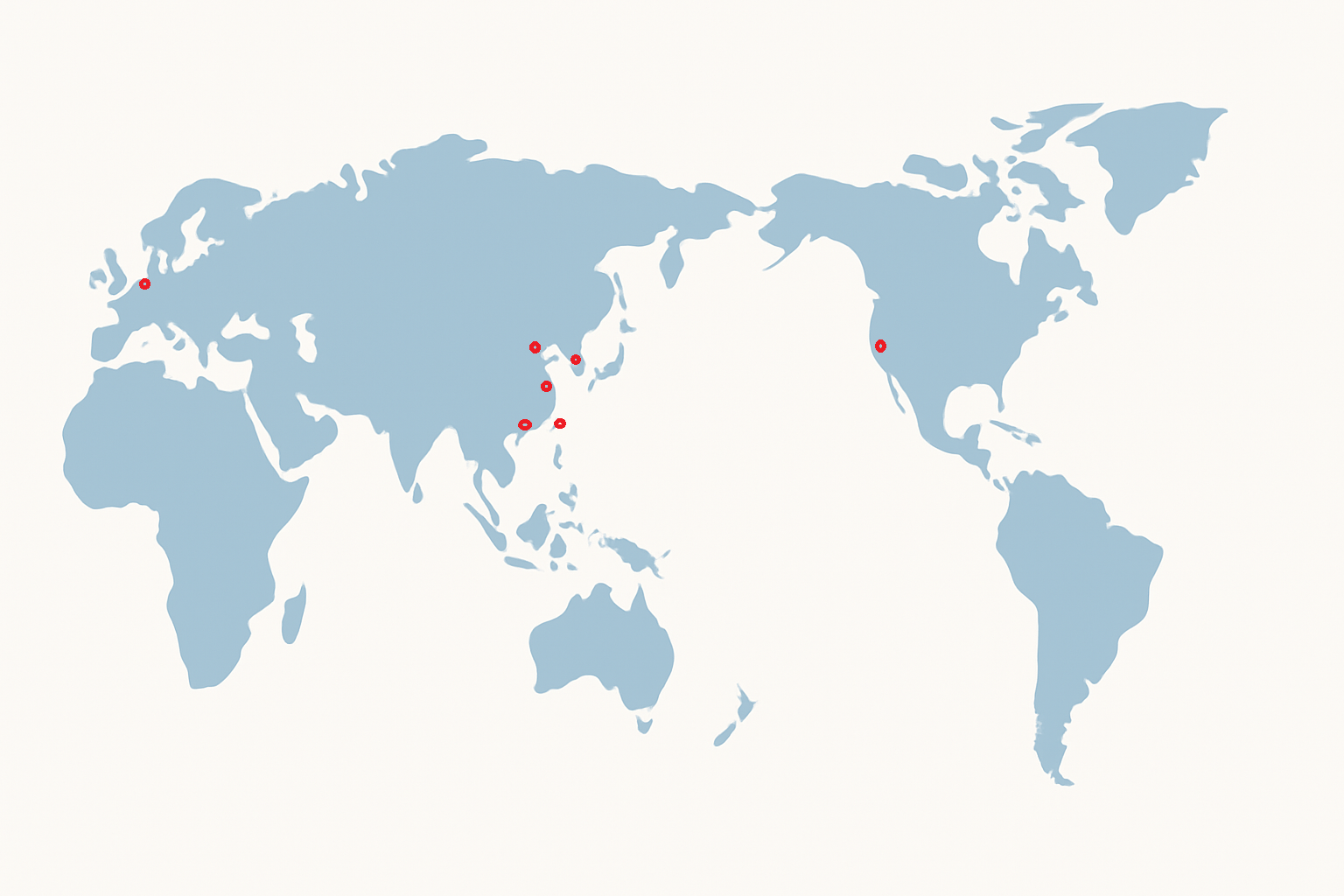 World map light background 3